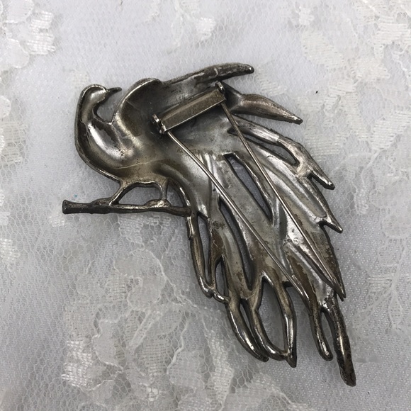 Beautiful Vintage Silver Hair Clip - Picture 3 of 6